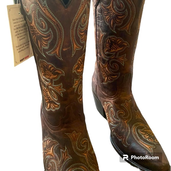 NWT women’s cowboy corral boots full stitch toe boots - Picture 2 of 16